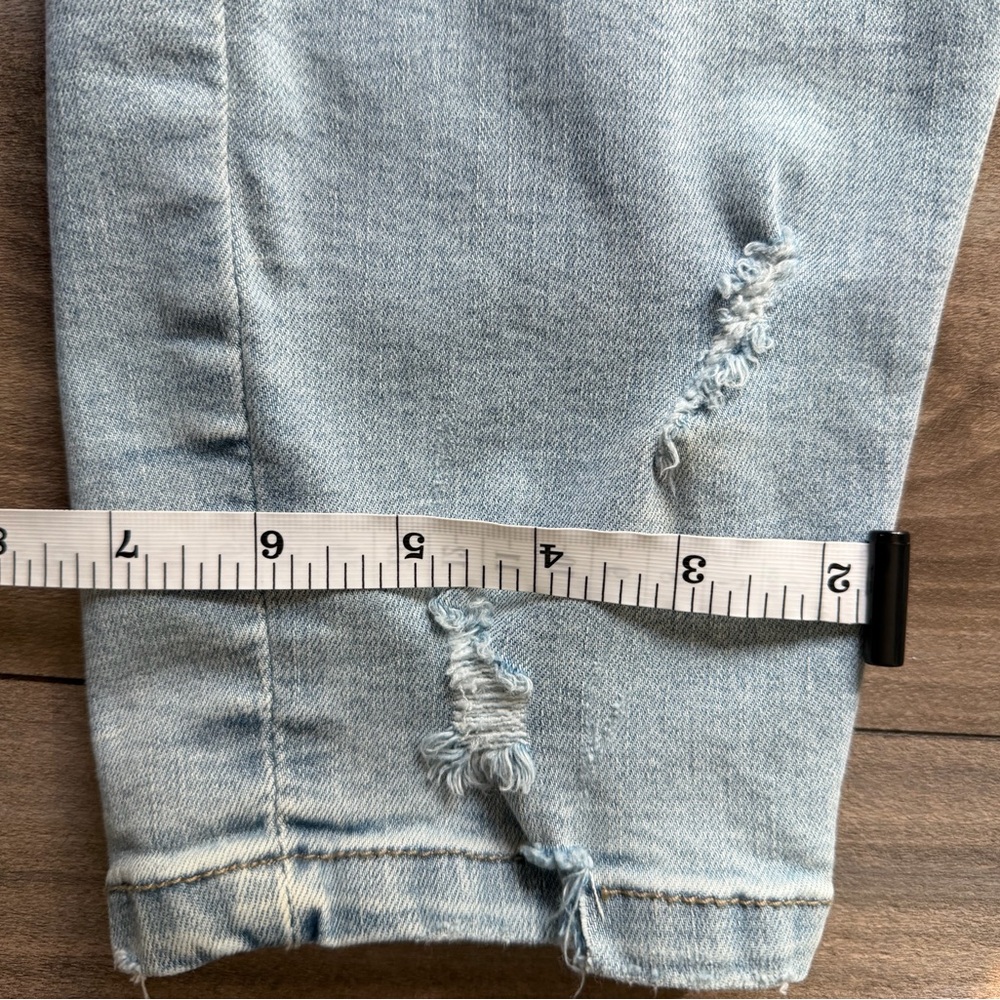 Light Blue Distressed Jeans size 13/31 - Picture 3 of 7